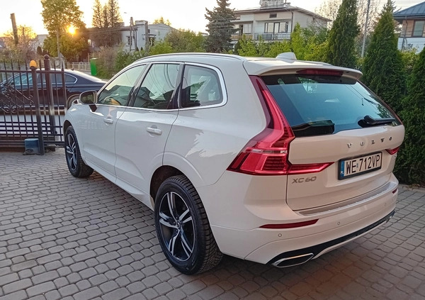 Volvo XC 60 cena 139900 przebieg: 98000, rok produkcji 2019 z Warszawa małe 781
